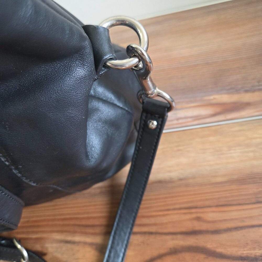 Coach Daisy Mia Black Leather Crossbody Bag Purse - Picture 14 of 16
